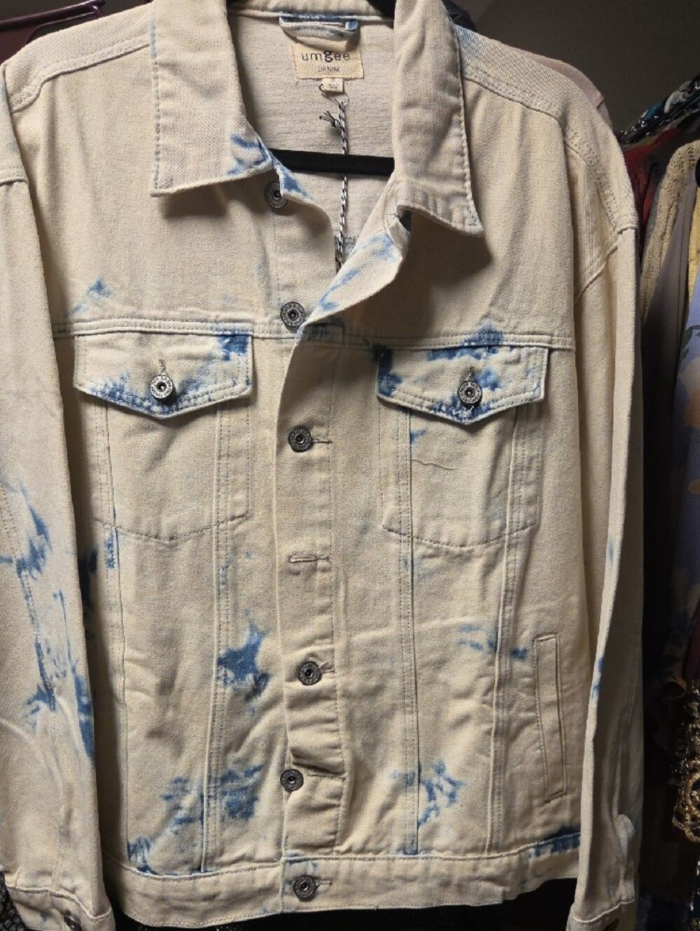 UMGEE Acid Washed Jean Jacket